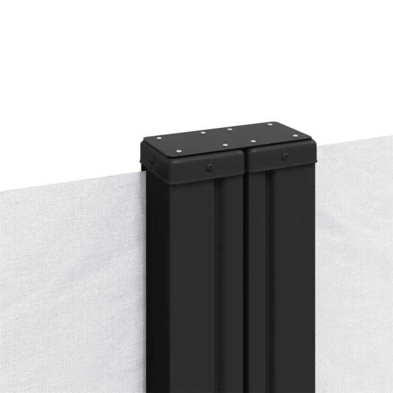 vidaXL izvelkams sānu aizslietnis, balta, 140x1000 cm