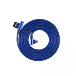 Sbox USB- Micro USB 90 M-M 1.5m USB-MICRO-90BL blueberry blue
