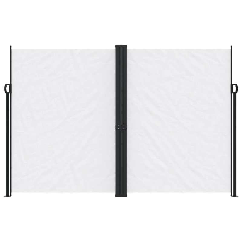 vidaXL izvelkama sānu markīze, balta, 220x1000 cm