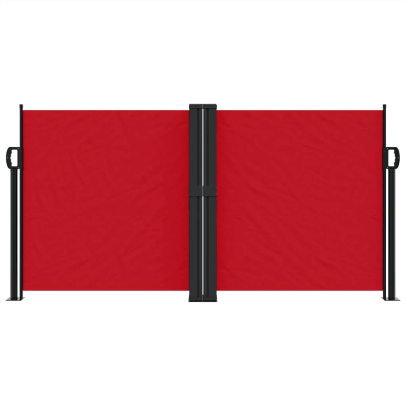 vidaXL izvelkama sānu markīze, sarkana, 120x1200 cm