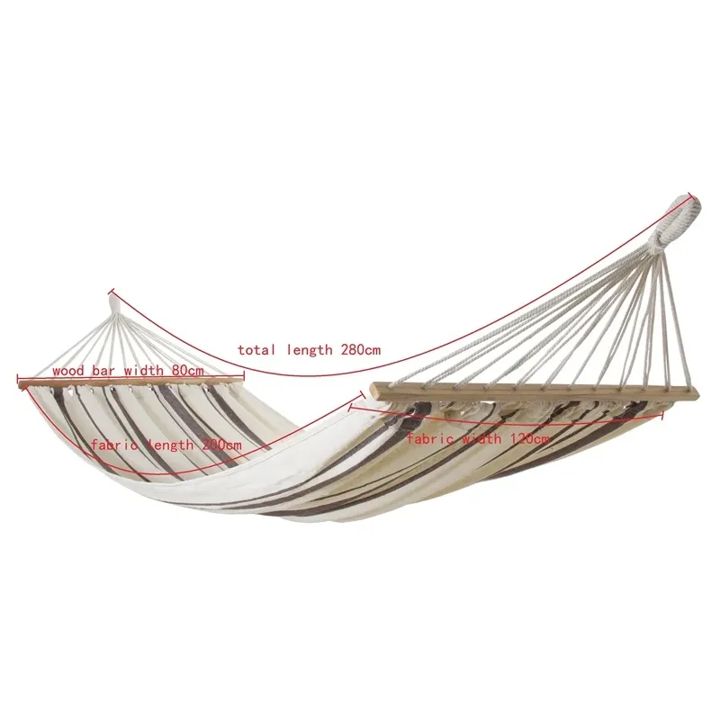 Šūpuļtīkls Domoletti 10212_DI, brūna-balta, 200 cm