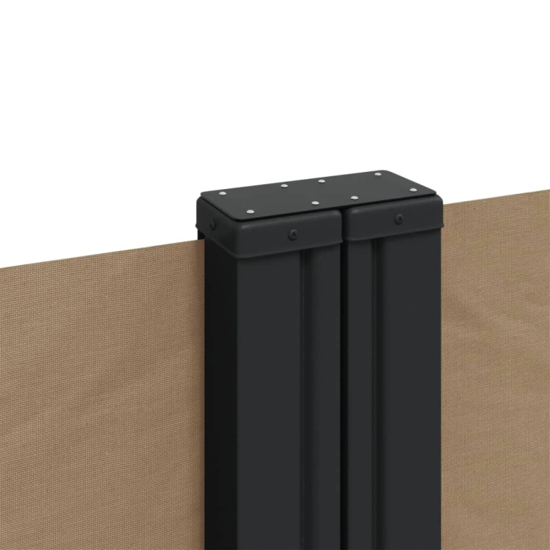 vidaXL izvelkama sānu markīze, pelēkbrūna, 120x1200 cm