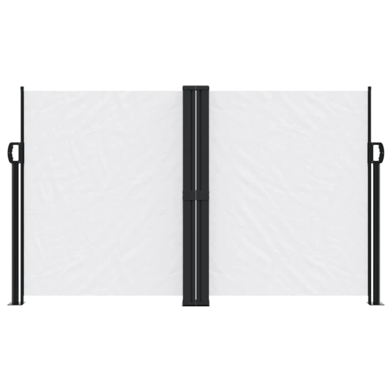 vidaXL izvelkama sānu markīze, balta, 140x1200 cm