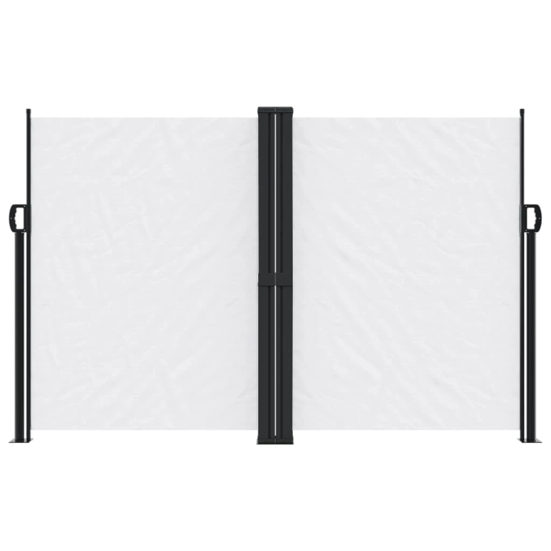 vidaXL izvelkama sānu markīze, balta, 160x1200 cm