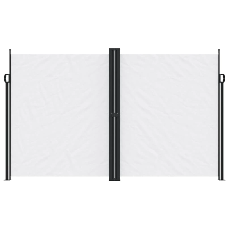 vidaXL izvelkama sānu markīze, balta, 200x1200 cm