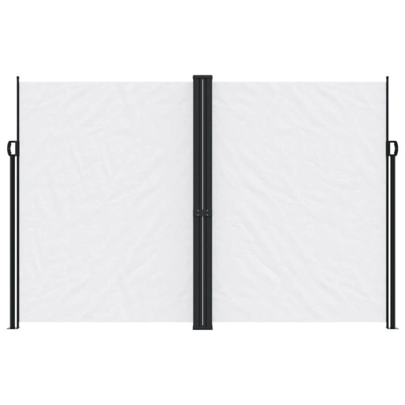 vidaXL izvelkama sānu markīze, balta, 220x1200 cm