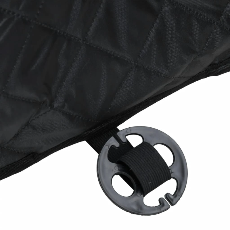 vidaXL suņu autokrēsliņš, melns, 45x45x25-55 cm