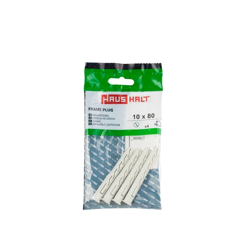 Dībelis neilona 10x80 w-kpr 4gab