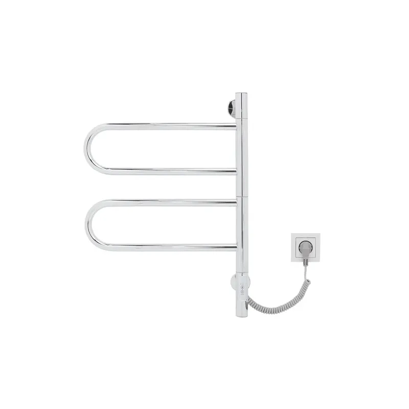 Elektriskais dvieļu žāvētāja stienis Domoletti E2.T-2_44X60 R2.BARS, hroma krās., 44 cm x 60 cm, 55 W