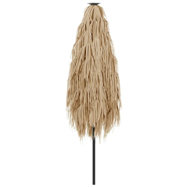 vidaXL dārza saulessargs ar tērauda stabu, brūns, 268x268x226 cm