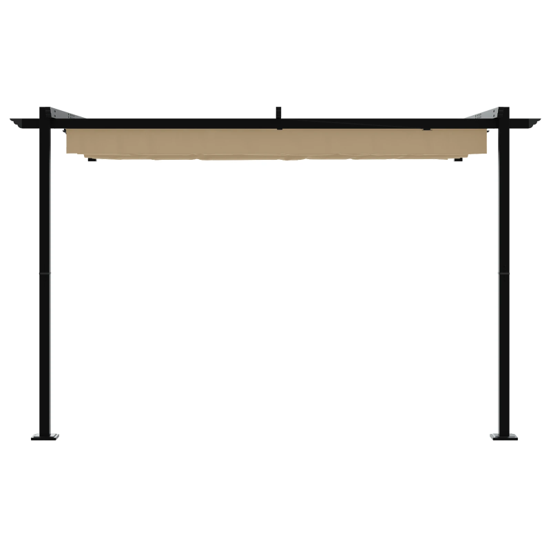 vidaXL Nojume Pelēkbrūna 300 x 300 x 200 cm Poliesters