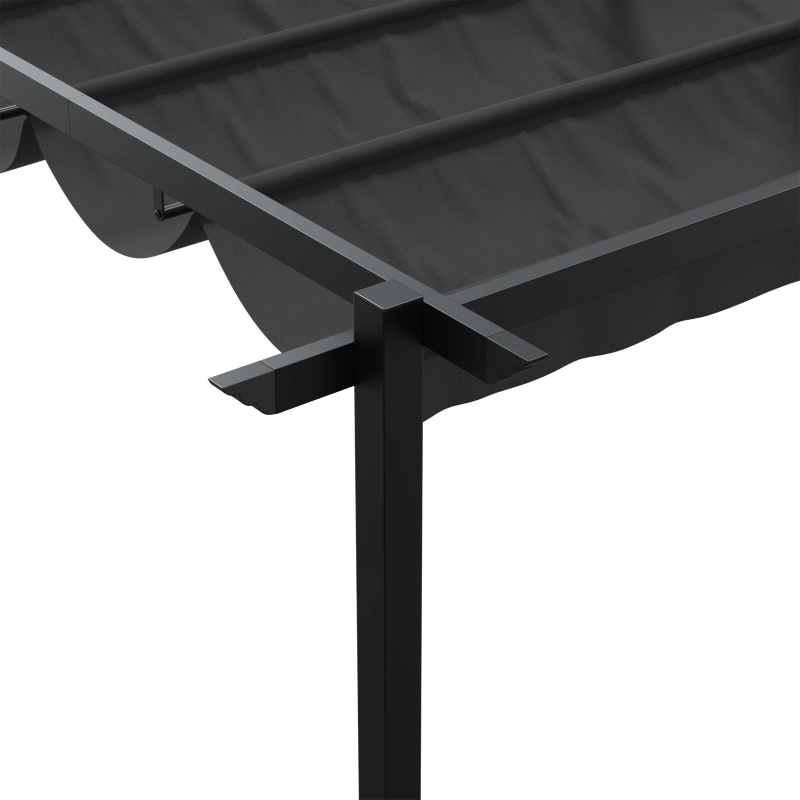 vidaXL Nojume Antracīts 400 x 300 x 200 cm Poliesters