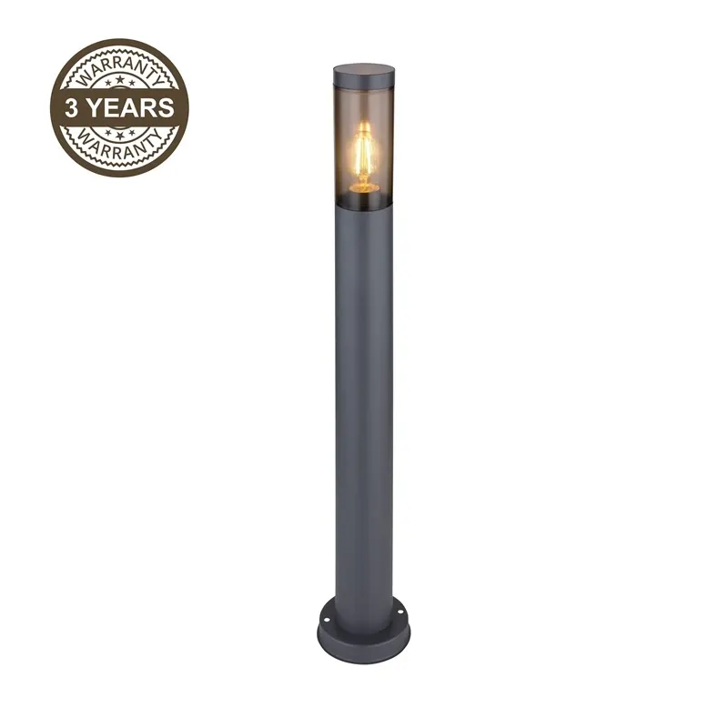 Vabalt seisev välisvalgusti Domoletti Monteo DH022-800, 23W, E27, IP44, antratsiit v., 12.7 cm x 80 cm