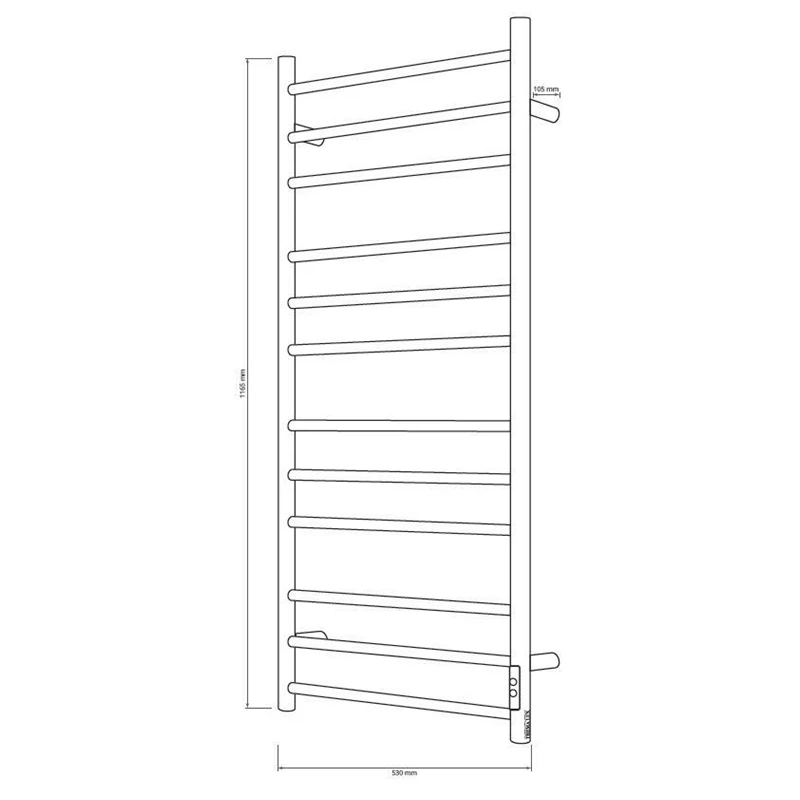 Elektriskai dvieļu žāvētājs bk-109w-12ts