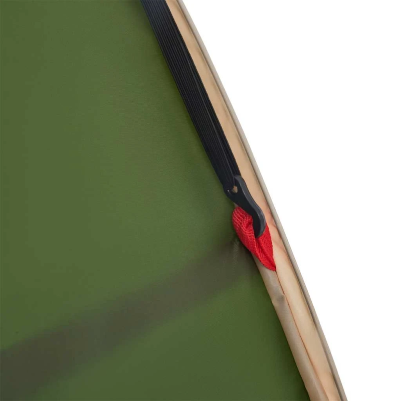 vidaXL pārģērbšanās telts, zaļa, ūdensizturīga