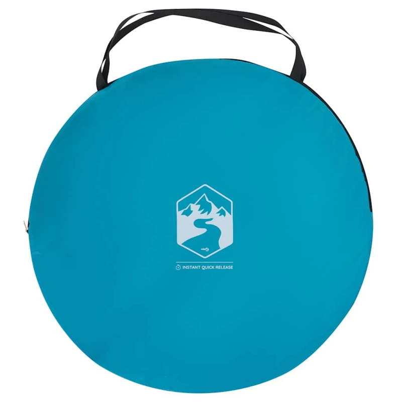 vidaXL pārģērbšanās telts, zila, ūdensizturīga