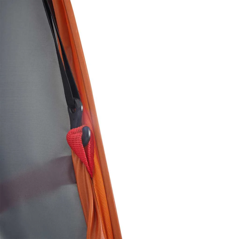 vidaXL pārģērbšanās telts, pelēka, oranža, ūdensnecaurlaidīga