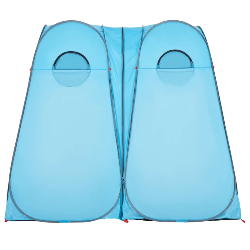 vidaXL pārģērbšanās telts, zila, ūdensizturīga