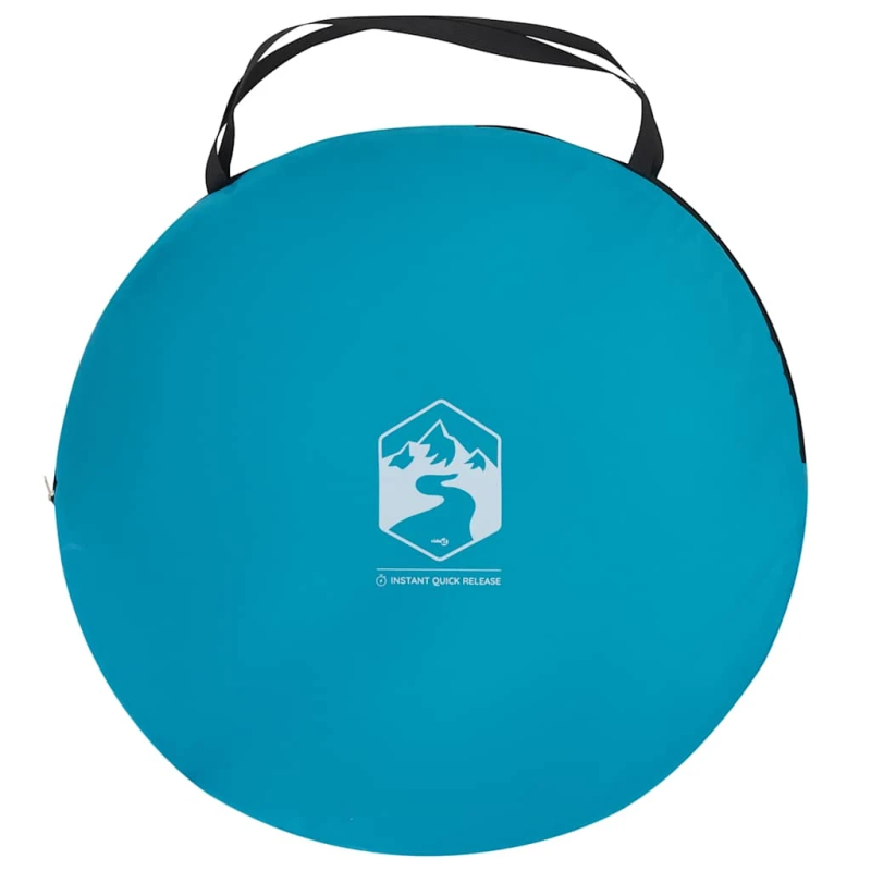 vidaXL pārģērbšanās telts, zila, ūdensizturīga