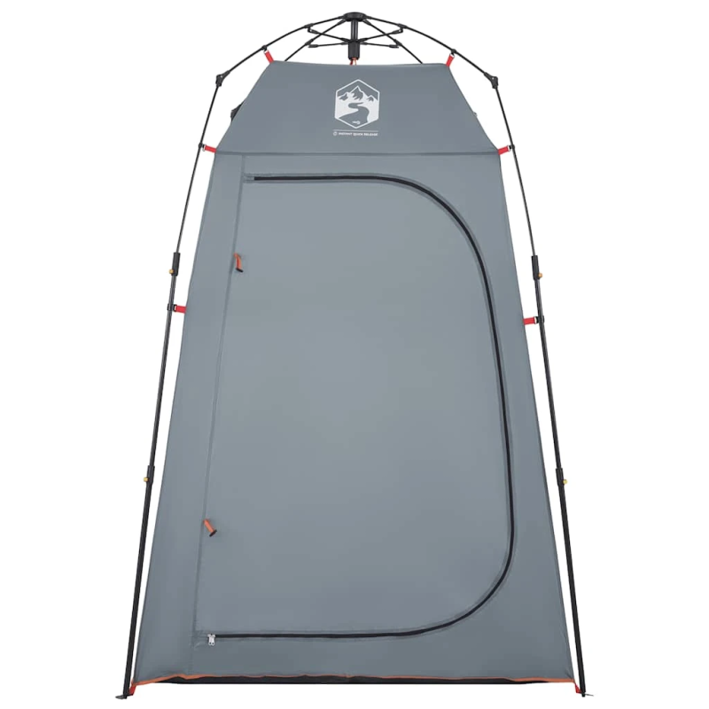 vidaXL pārģērbšanās telts, pelēka, ūdensnecaurlaidīga