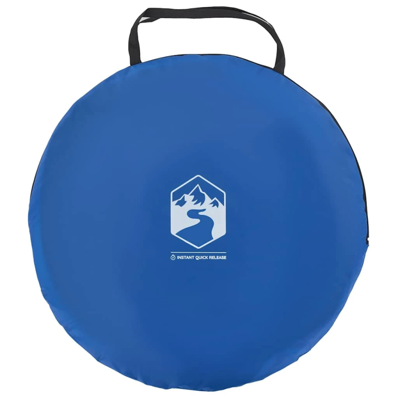 vidaXL pludmales telts 2 personām, debeszila, ūdensizturīga