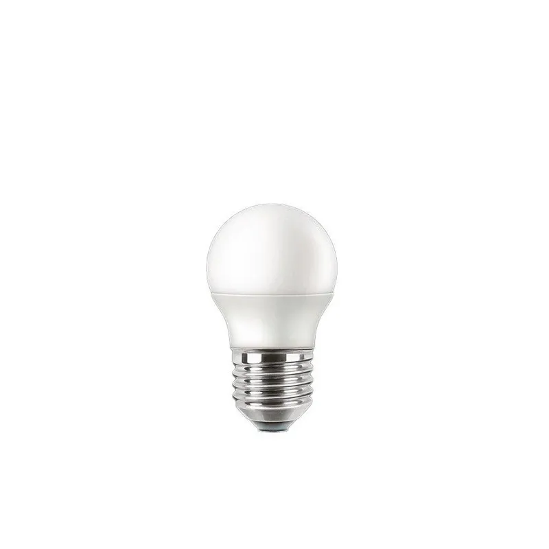 Lemputė Standart Integruota LED, P45, 4000 °K, E27, 4.9 W, 470 lm