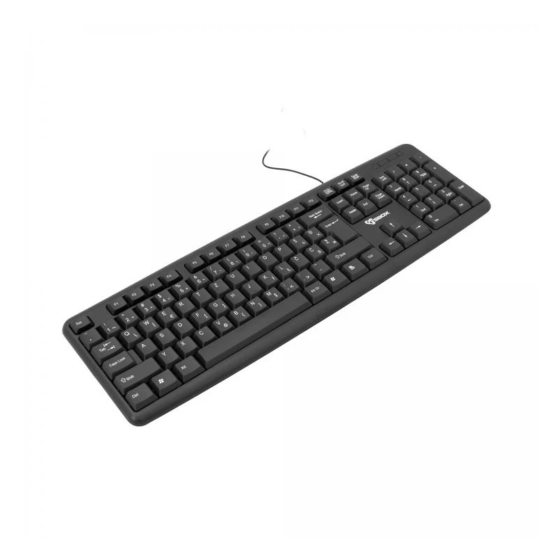 Sbox Keyboard Wired USB K-14 US