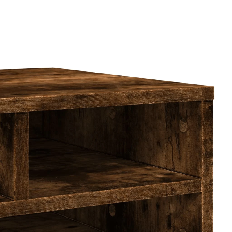 vidaXL printera statīvs, ozola krāsa, 49x40x22,5 cm, inženierijas koks