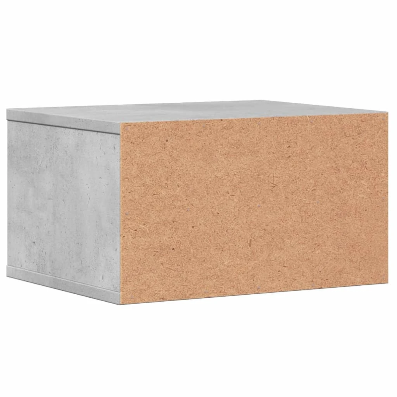 vidaXL printera statīvs, betonpelēks, 40x32x22,5 cm, inženierijas koks