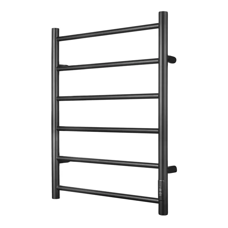 Elektriskais dvieļu žāvētāja stienis Thema Lux BK109W-6T, melna krās., 54 cm x 71.5 cm, 80 W