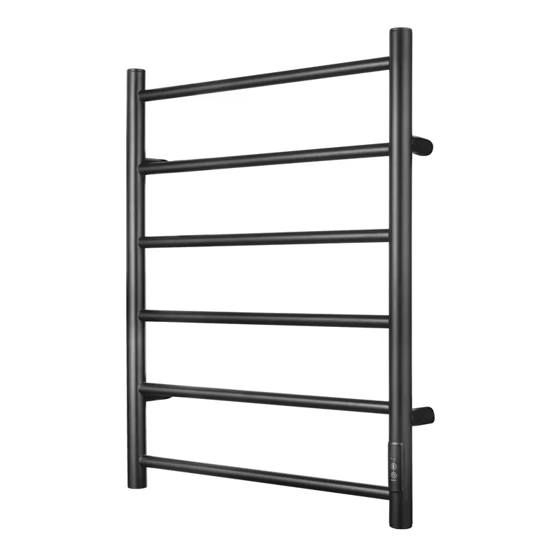 Elektriskais dvieļu žāvētāja stienis Thema Lux BK109W-6T, melna krās., 54 cm x 71.5 cm, 80 W