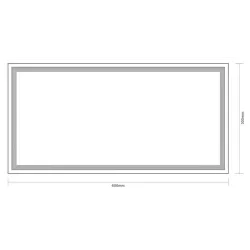 Светильник Standart, врезной, 24 Вт, 2400 лм, 4000 °К, IP40