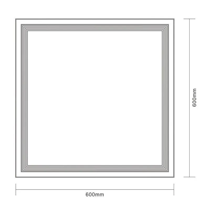 Montuojamas šviest. Standart. LED 36W. 3600LM. IP40. 60x60cm