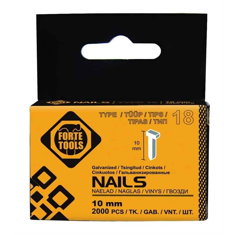 Naglas forte tools 10 mm 2000 gab f10-2m