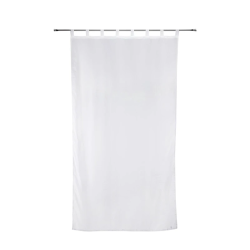 Aizkari diap cilpas 140x260 cm balti d