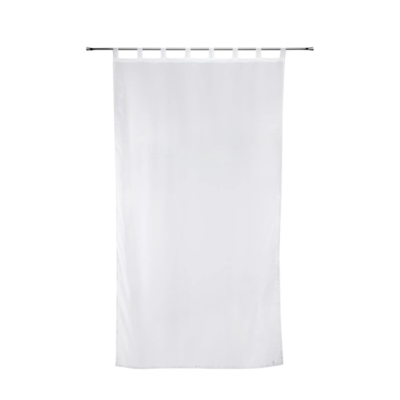 Aizkari diap cilpas 140x260 cm balti d