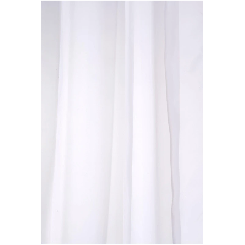 Aizkari diap cilpas 140x260 cm balti d