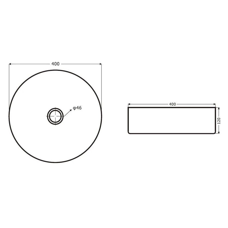Izlietne domoletti i 1533 spīdīgi balta