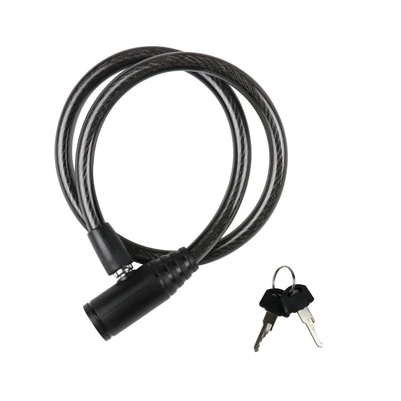 Velosipēda slēdzene Outliner FSBYL, melna krās., 1200 mm