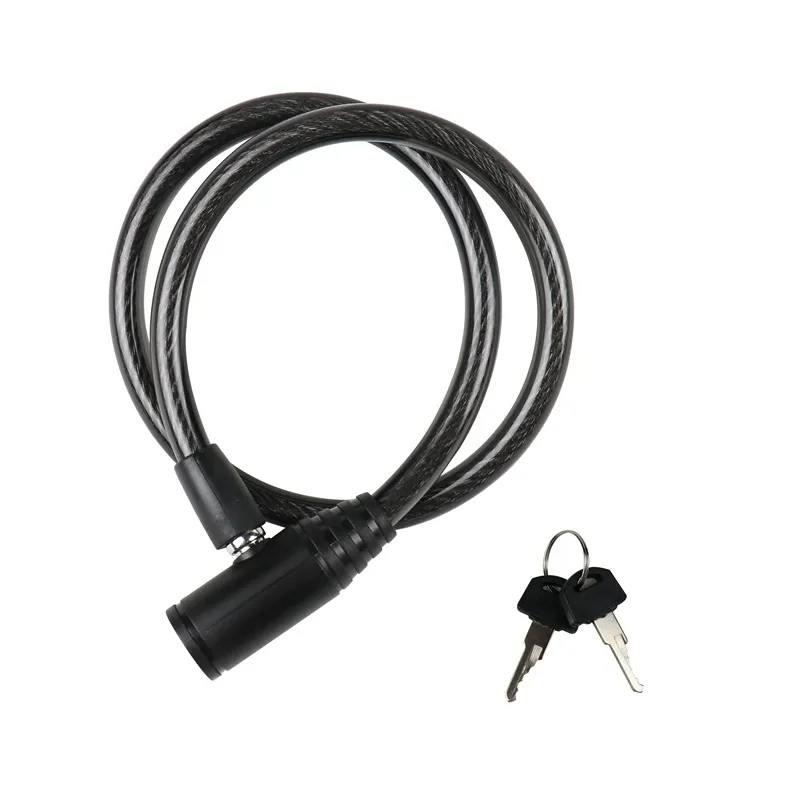 Velosipēda slēdzene Outliner FSBYL, melna krās., 1200 mm