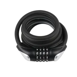 Велосипедный замок Outliner, черный цв., 1800 мм