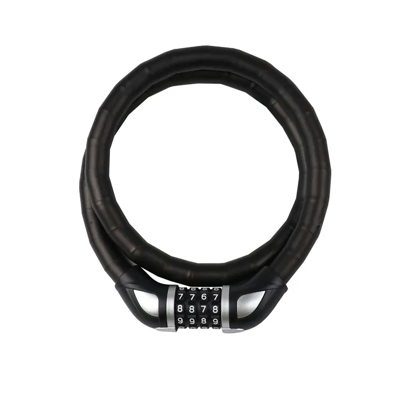 Velosipēda slēdzene Outliner, melna krās., 1000 mm