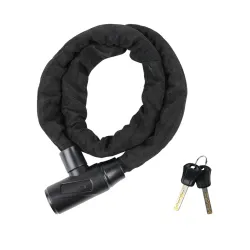 Велосипедный замок Outliner FSBYL, черный цв., 1200 мм