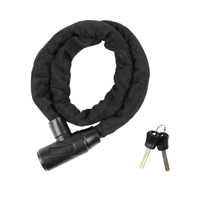 Velosipēda slēdzene Outliner FSBYL, melna krās., 1200 mm