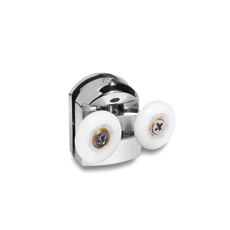 Dubultās pamatnes ritentiņi dušas kabīnei Thema Lux QZ-20 CH2G21, DIA 2.1 cm, 2 gab.