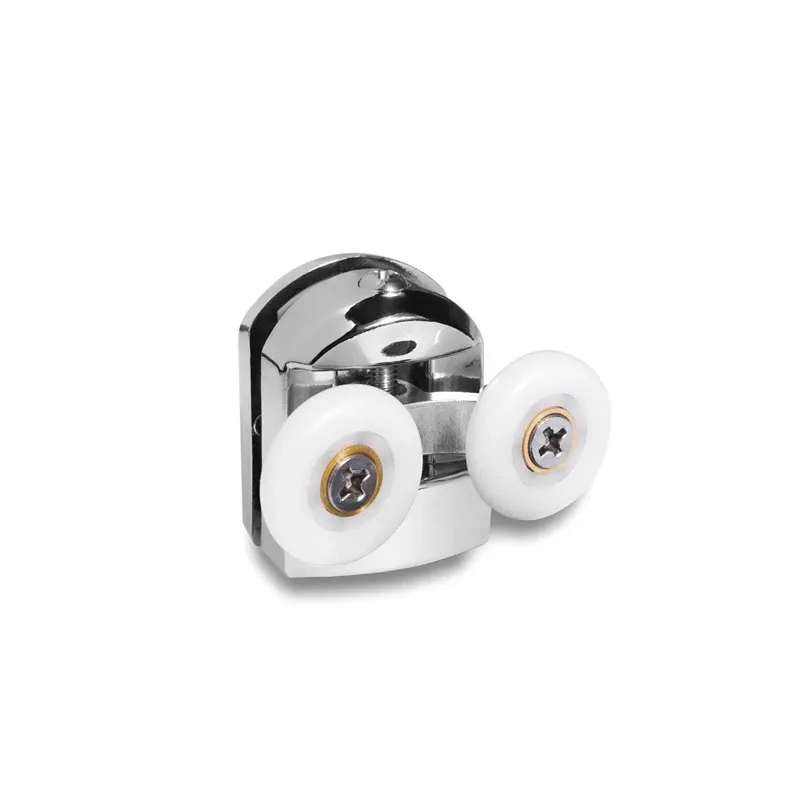 Dubultās pamatnes ritentiņi dušas kabīnei Thema Lux QZ-20 CH2G21, DIA 2.1 cm, 2 gab.