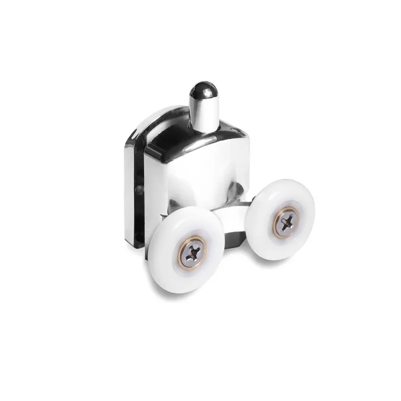 Dubultās pamatnes ritentiņi dušas kabīnei Thema Lux QZ-20 CH2D21, DIA 2.1 cm, 2 gab.