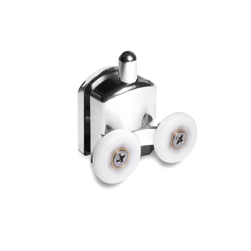 Dubultās pamatnes ritentiņi dušas kabīnei Thema Lux QZ-20 CH2D21, DIA 2.1 cm, 2 gab.
