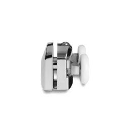 Double upper rollers 25mm chrome 2pcs