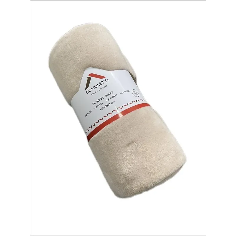 Pledi Domoletti CORAL, bēša krās., 140 cm x 200 cm